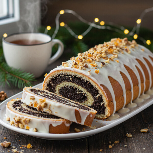 Tradycyjny Polski Makowiec Zawijany