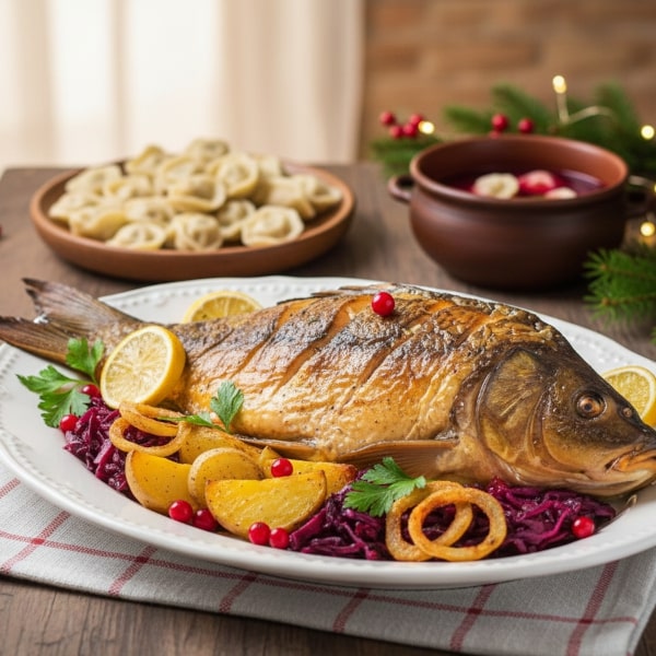 Idealnie Usmażony Karp Wigilijny – Soczyste Dzwonka w Chrupiącej Panierce Ziołowej