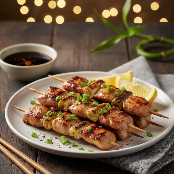 Yakitori z Kurczaka z Glazurą Tare