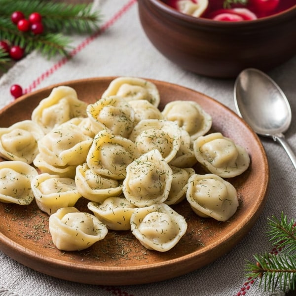 Krok po kroku: Tradycyjne Uszka Wigilijne z Farszem z Grzybów Leśnych – idealne do czystego barszczu